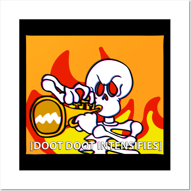 Doot Doot Wall Art by RadicalLizard